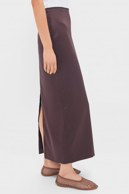 Brun Floriane Midi Skirt