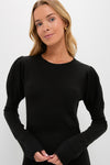 Black Brielle Sweater Dress