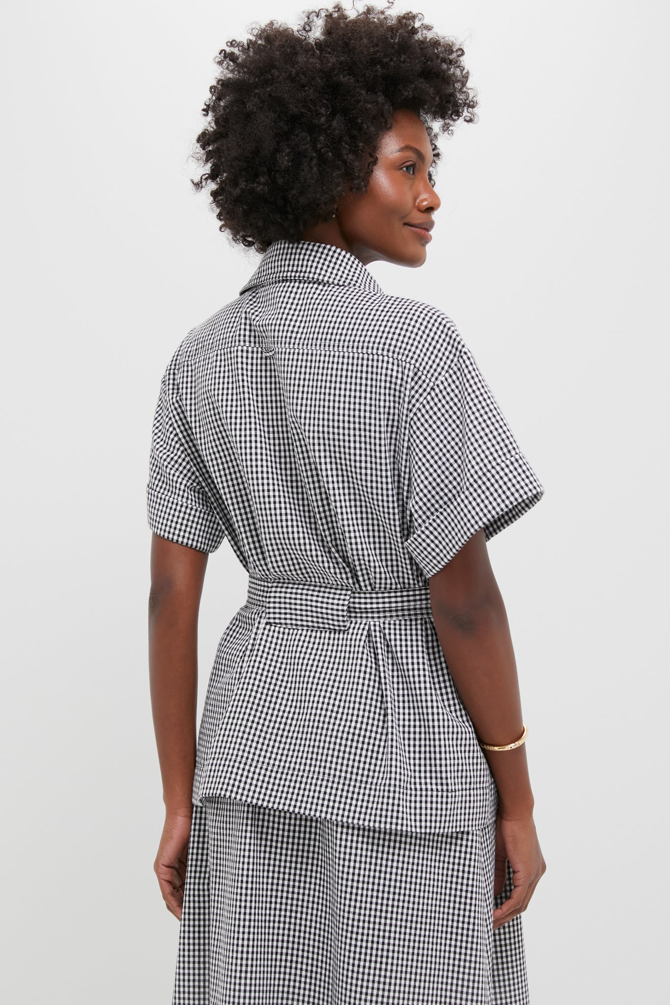 Black Gingham Ava Jacket | Tuckernuck