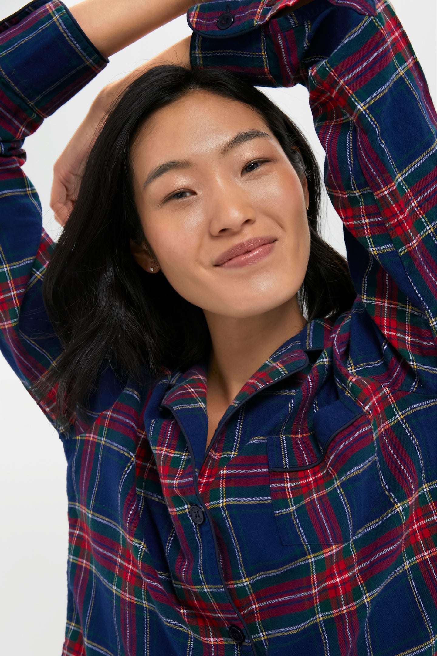 Womens Windsor Tartan Pajama Set