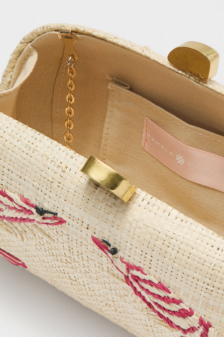 Natural and Red Shrimps Minaudiere