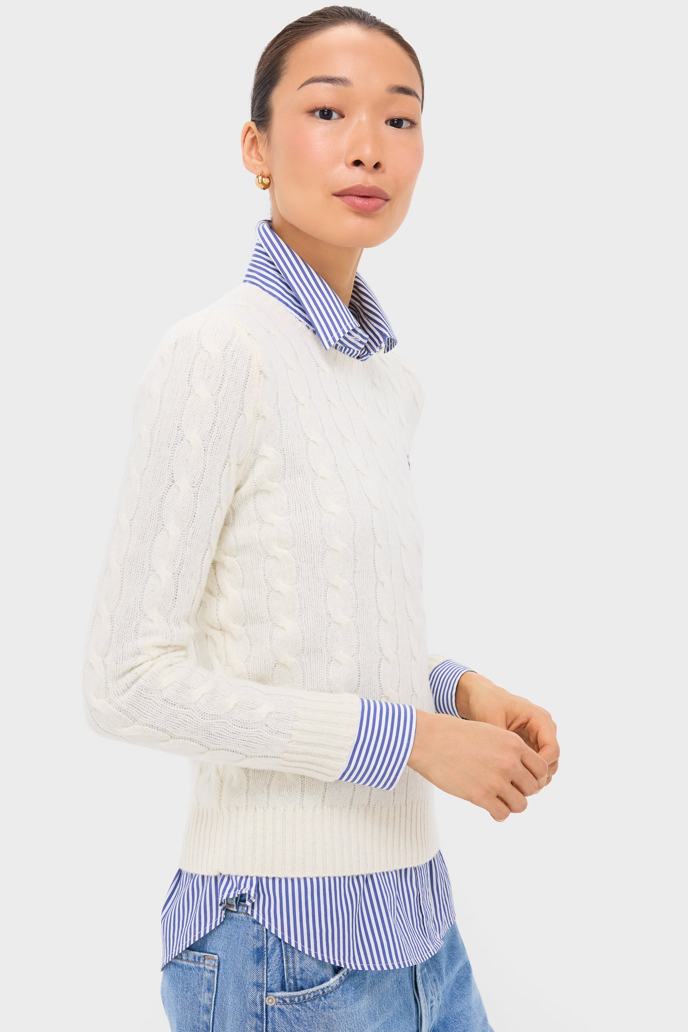 Cream Juliana Longsleeve Pullover