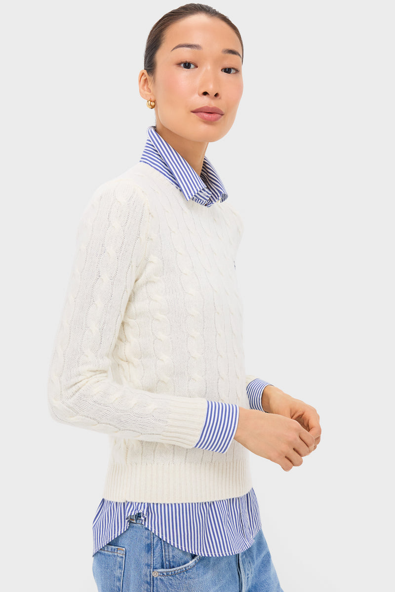 Cream Juliana Longsleeve Pullover