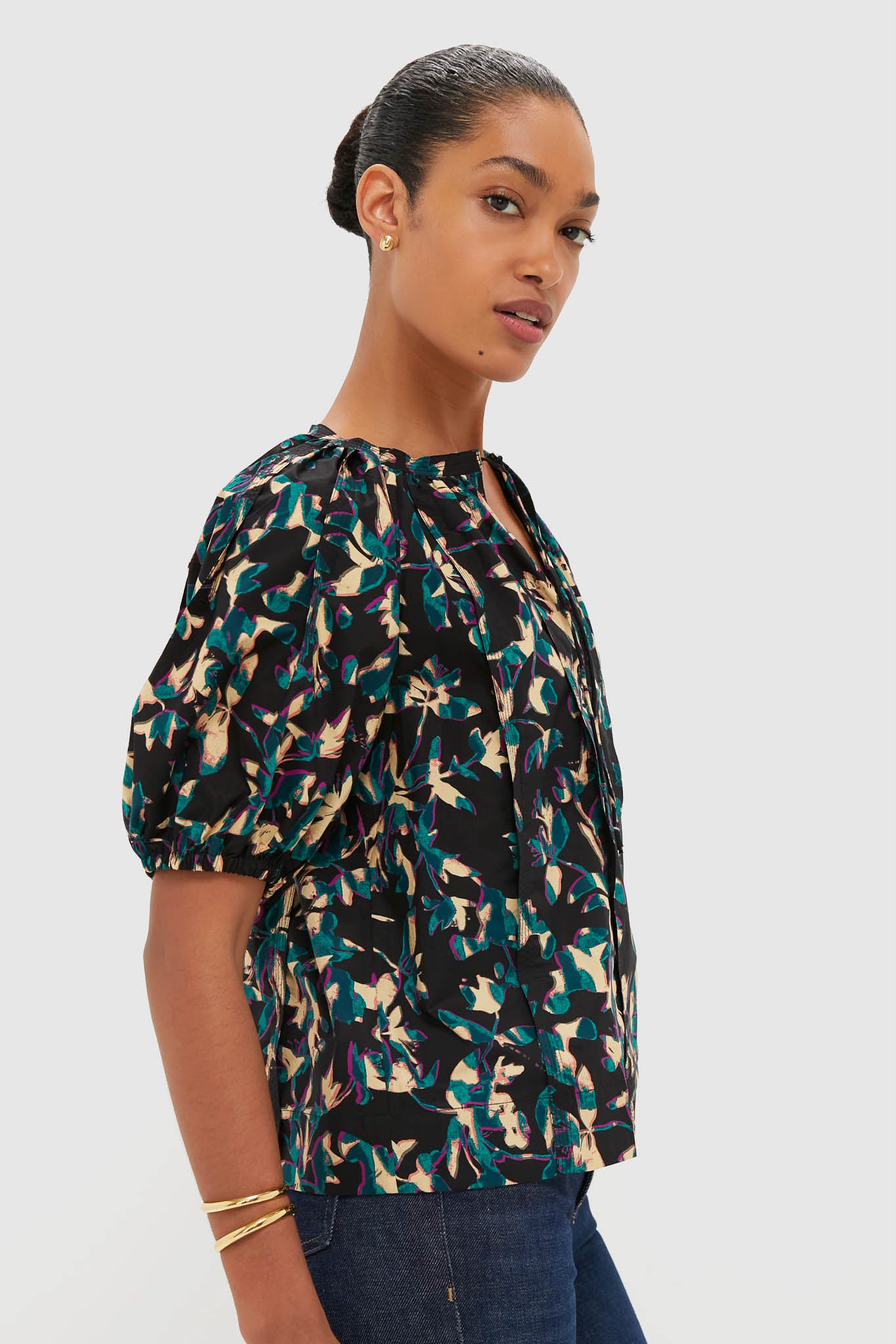 Kaleidoscope Loli Short Sleeve Blouse