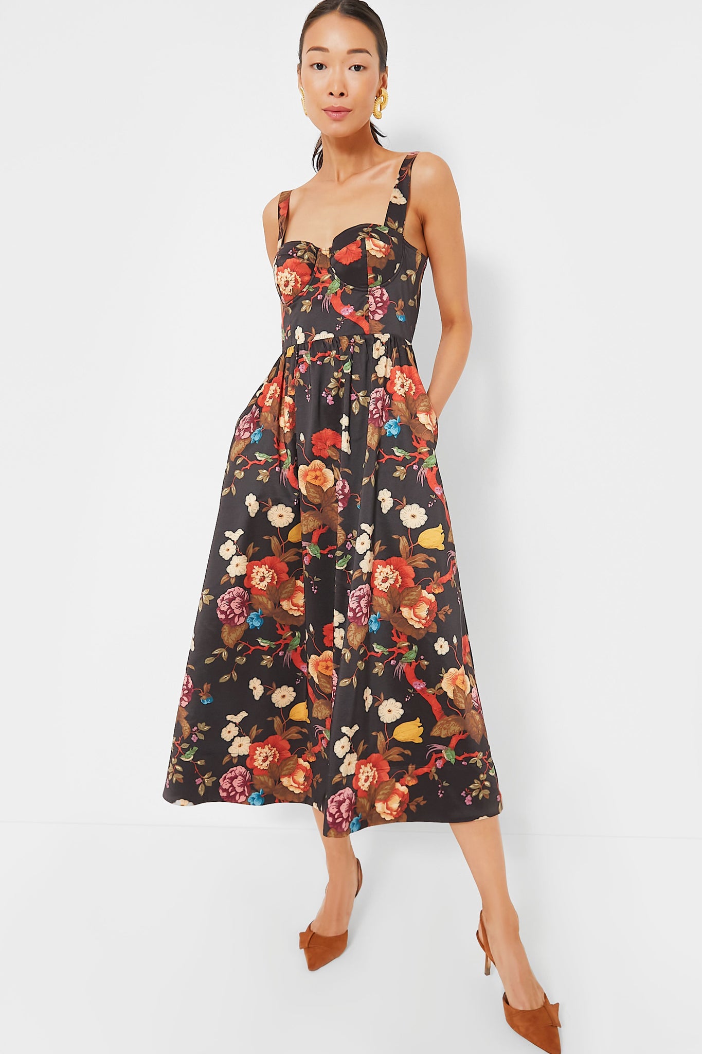 Baroque Floral Maria Dress | Tuckernuck