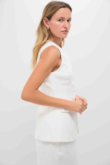Cream Matilda Gilet