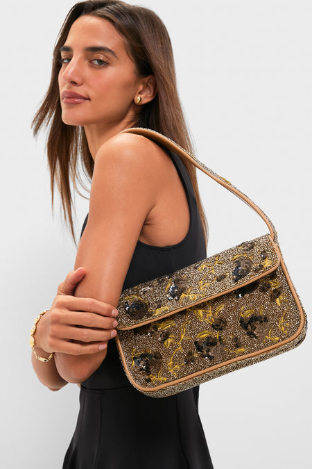 Vintage Floral Tommy Beaded Bag