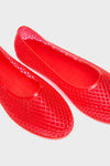 Red Iro Jelly Flats