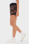Baroque Floral Scallop Performance Jersey Marisa Short