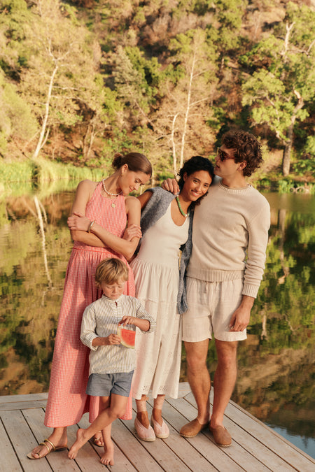 Ballet Pink Suede Jade Flats