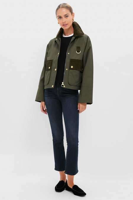 Olive Phoebe Casual Jacket