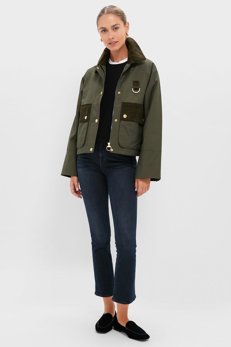 Olive Phoebe Casual Jacket
