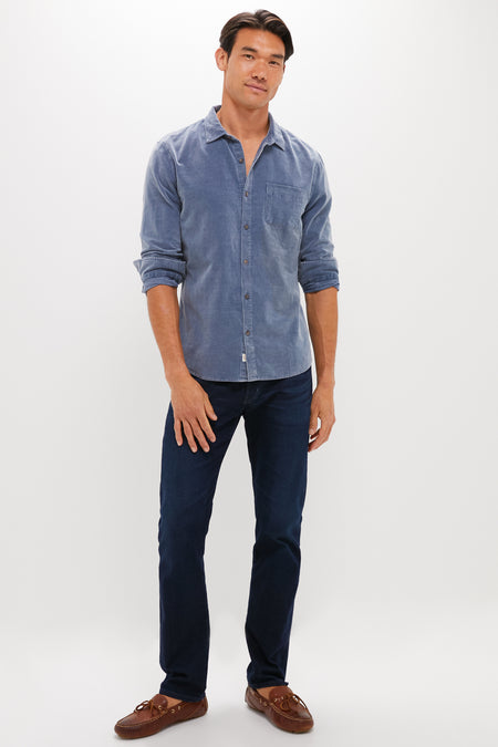 Indigo Lightweight Cord Shirt