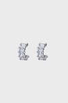 Crystal Mia Huggie Earrings