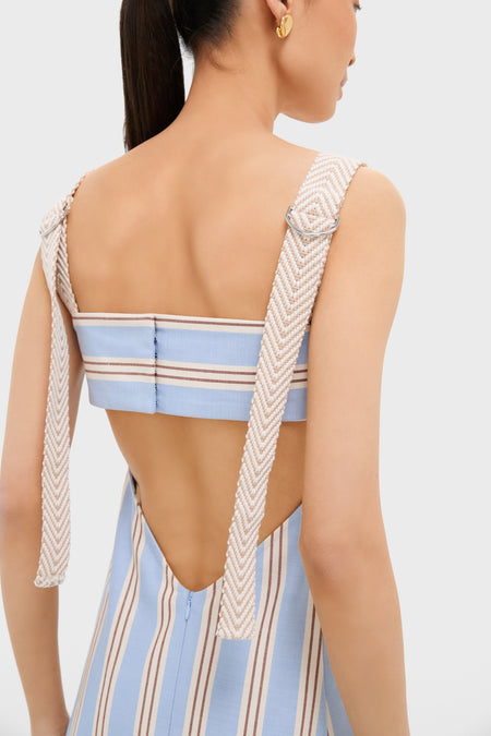 Havana Stripe Talette Dress