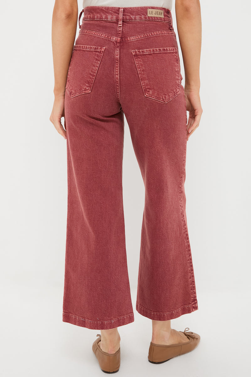 Sandwashed Spice Virginia Wideleg Ankle