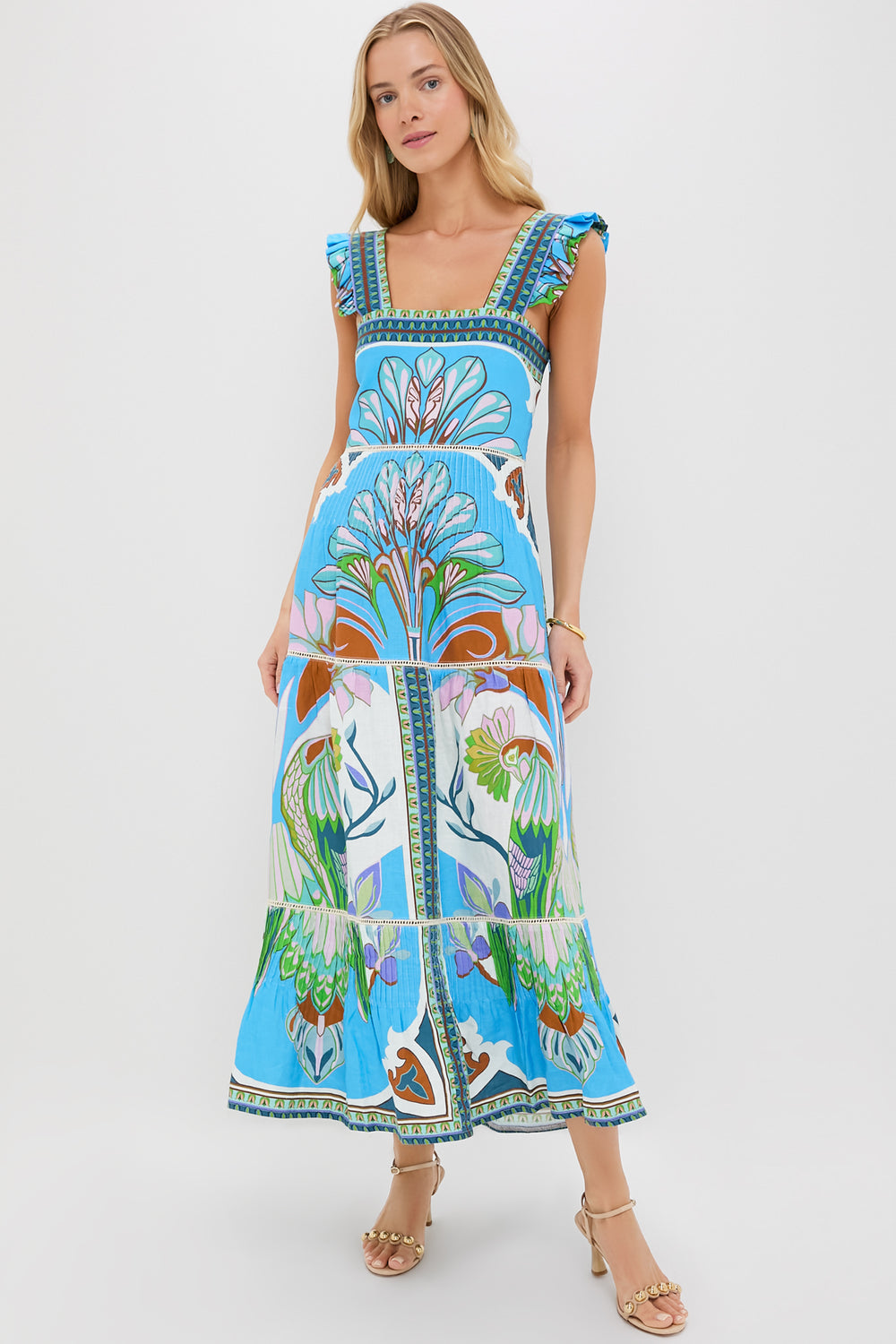 Blue Multicolor Sybill Dress