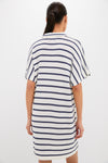 French Stripe Maren Mini Polo Dress