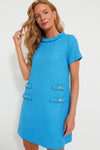Capri Blue Tweed Jackie Dress