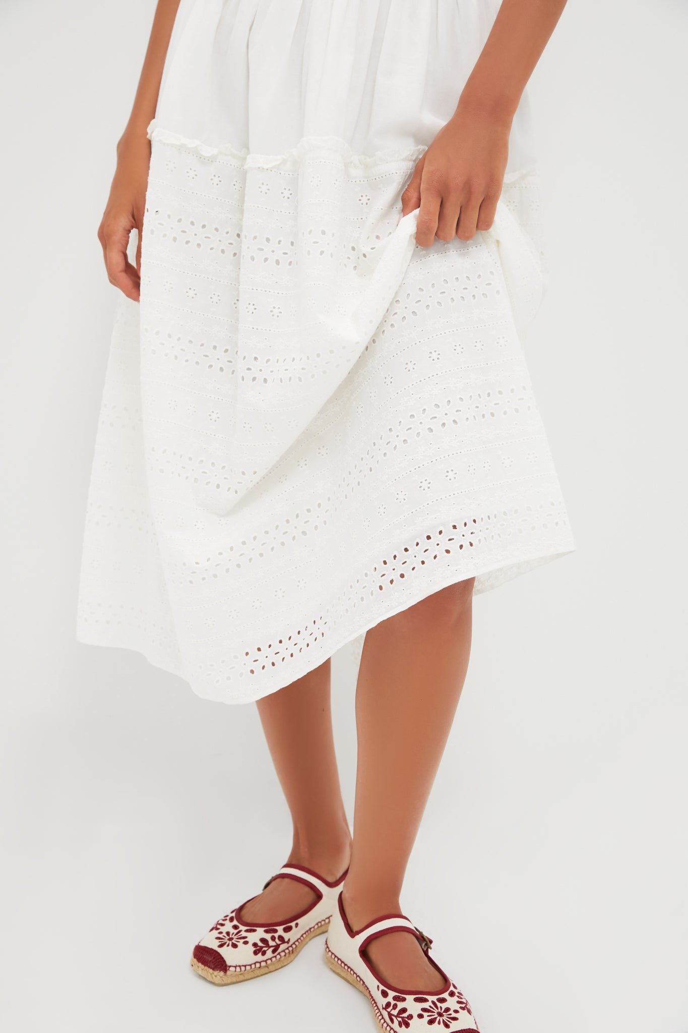 White Casey Midi Dress