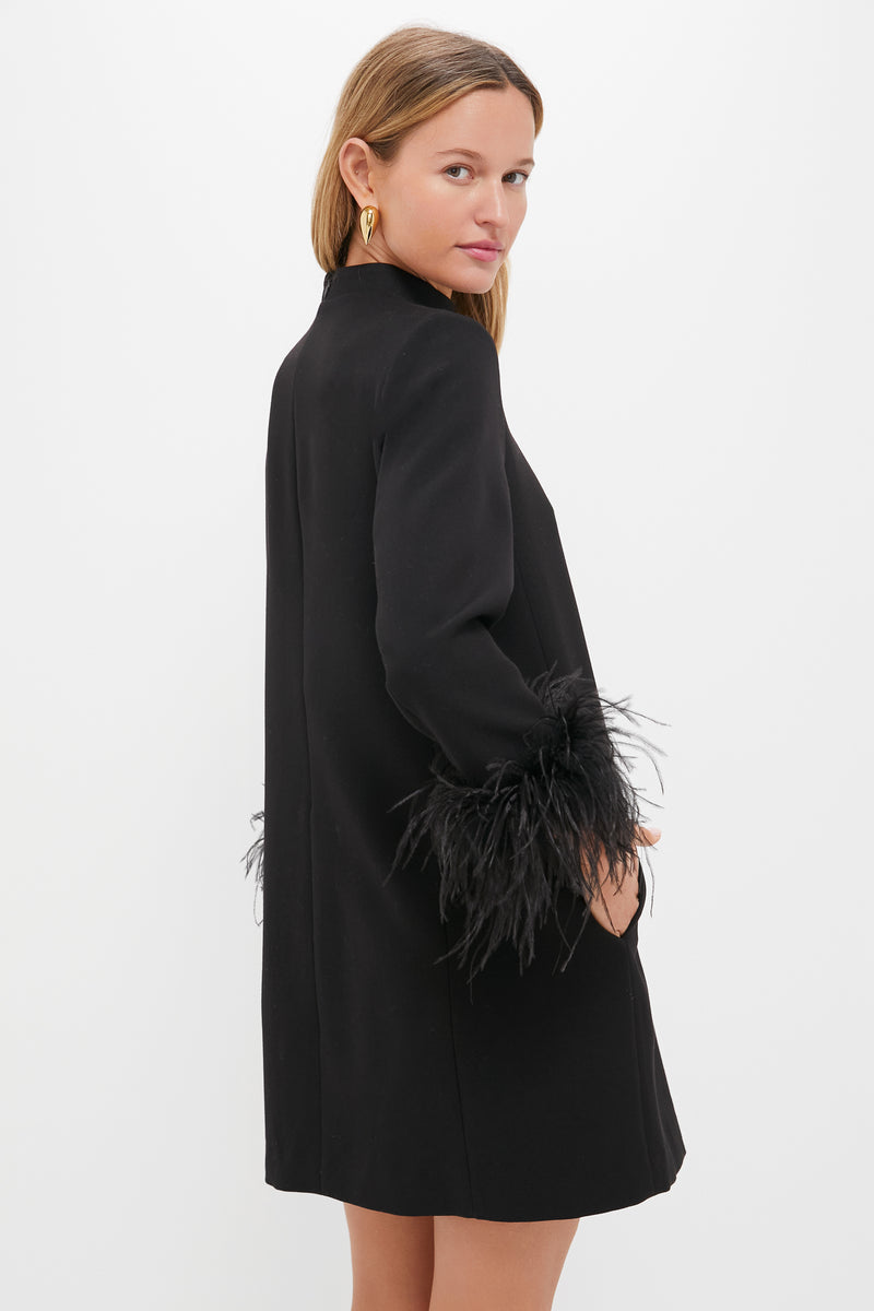 Black Feather Mod Ellie Dress