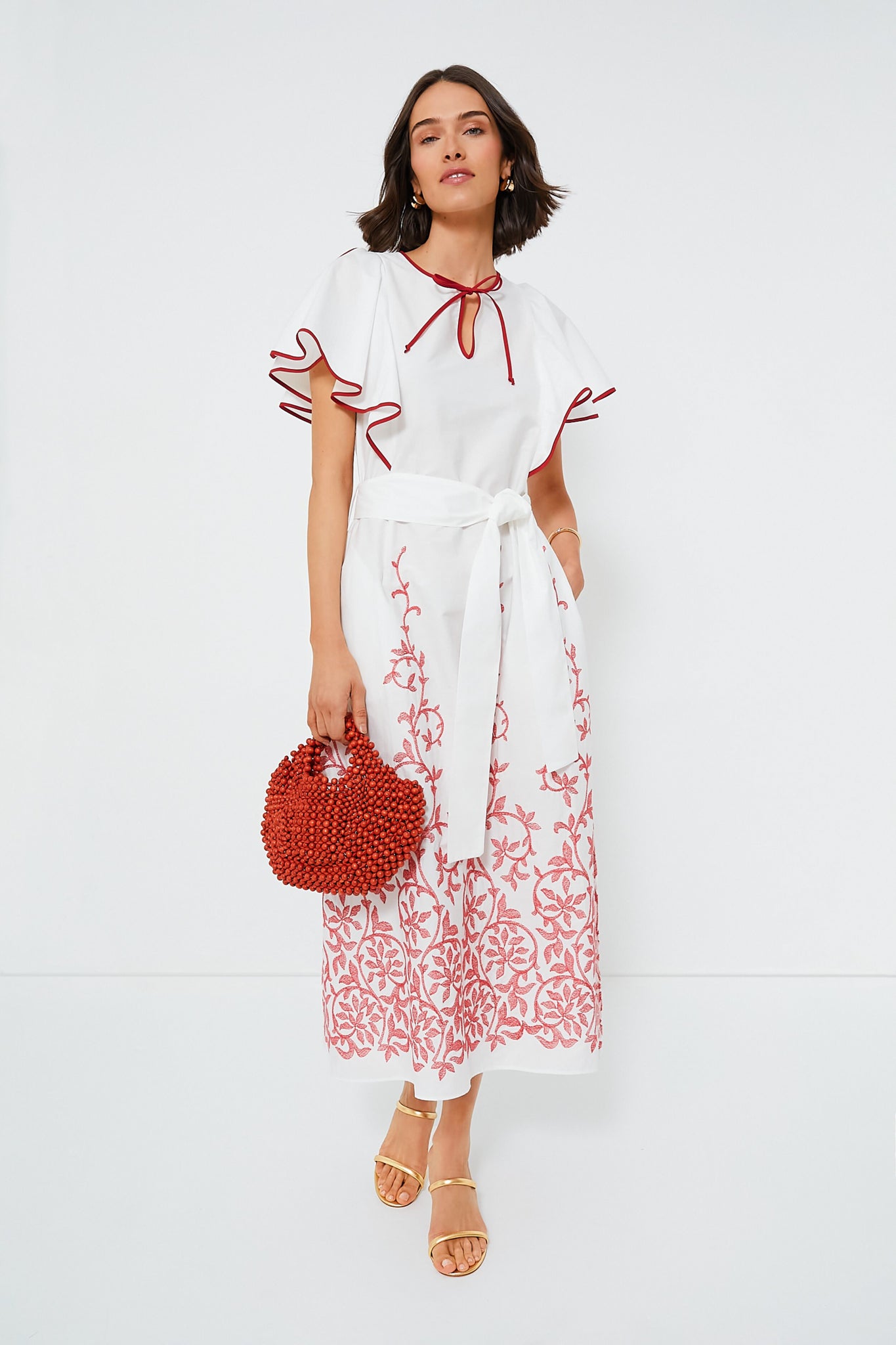 Coral Lagrima Medium Bag