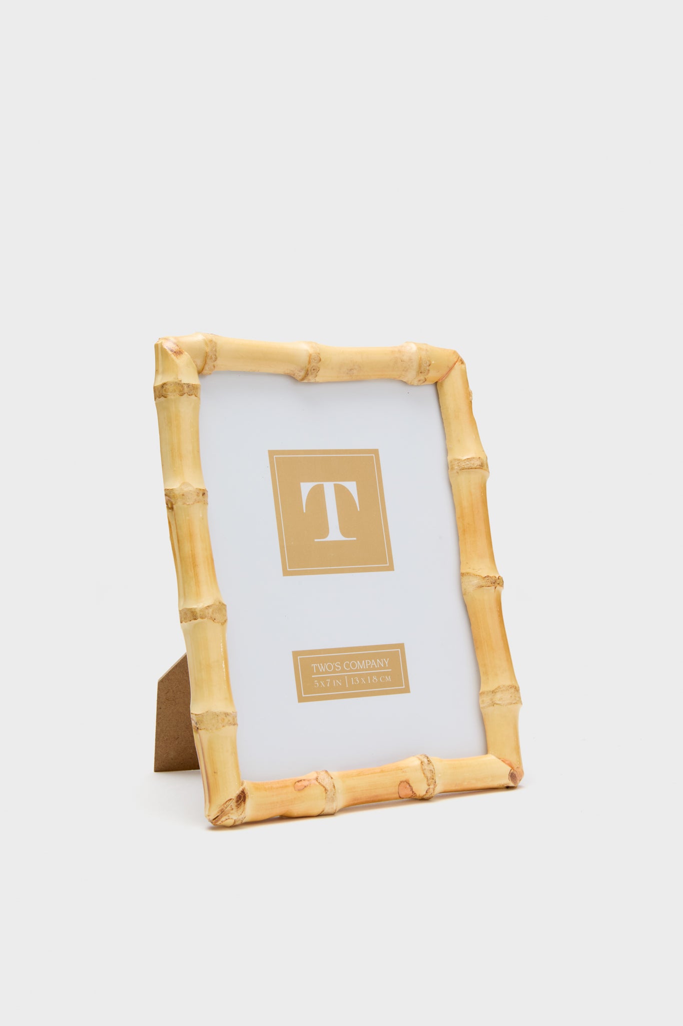 5x7 Blonde Natural Bamboo Finish Photo Frame