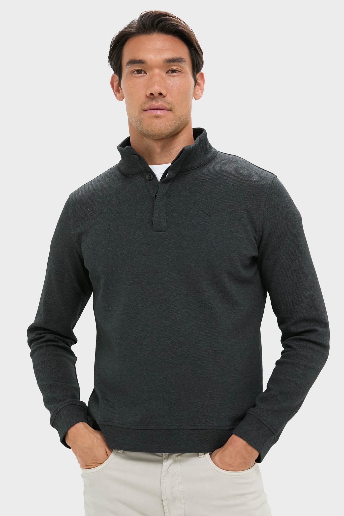 Heather Gray Cambridge Pullover