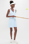 Light Blue Performance Jersey Suzanne Tennis Dress