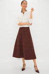 Ganache Vegan Suede Veronica Skirt