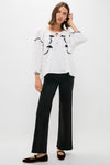 Salt Organic Lucy Dove Embroidery Blouse