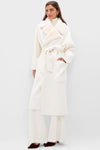 Ivory Wool Trinity Coat