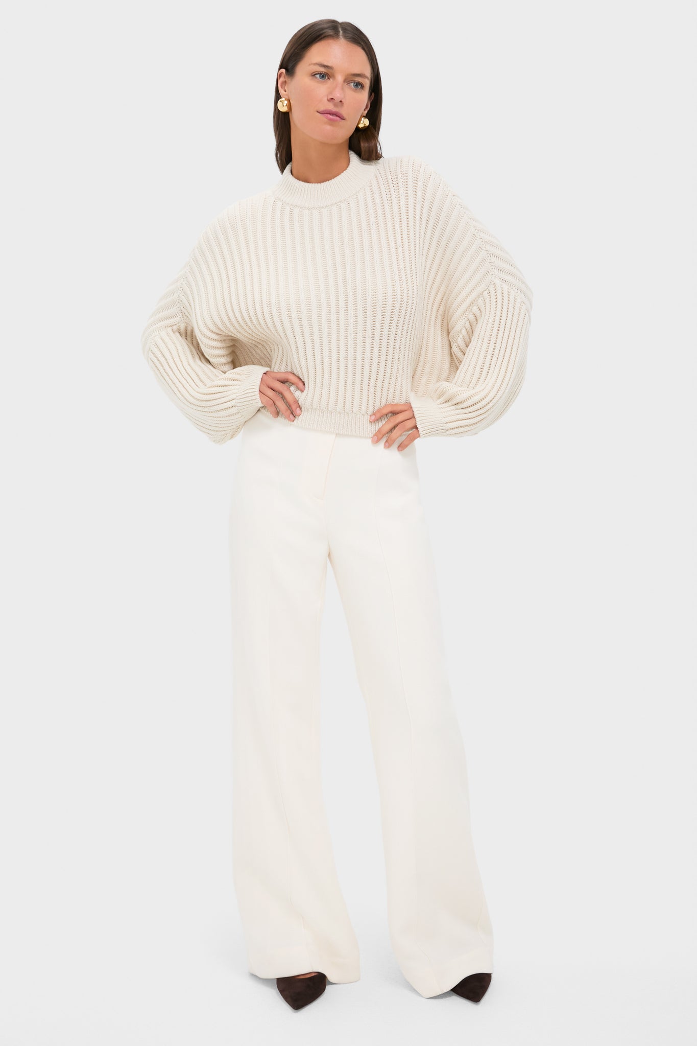 Ivory Bitsy Sweater
