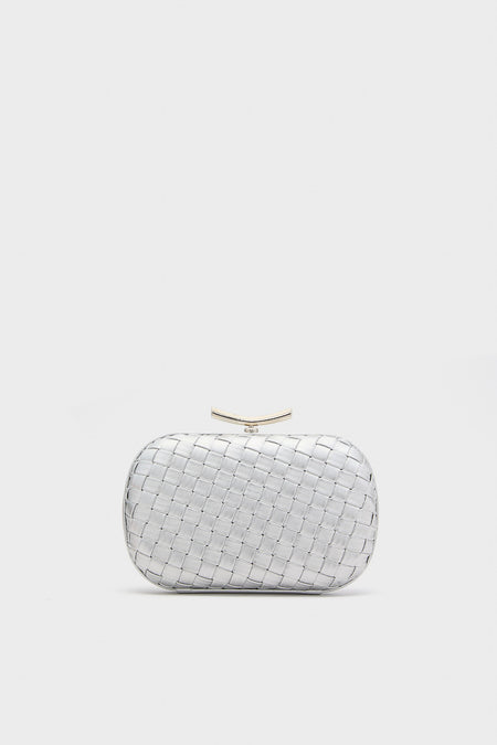 Silver Allison Clutch