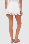 White Iyla Soutache Shorts