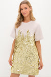 City Lights Gold Aerin Dress