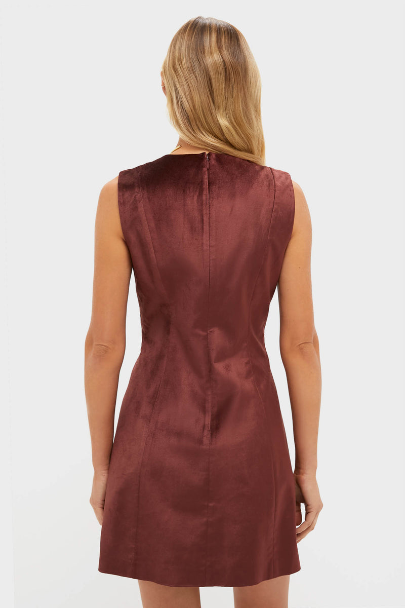 Chocolate Velvet Mercer Dress