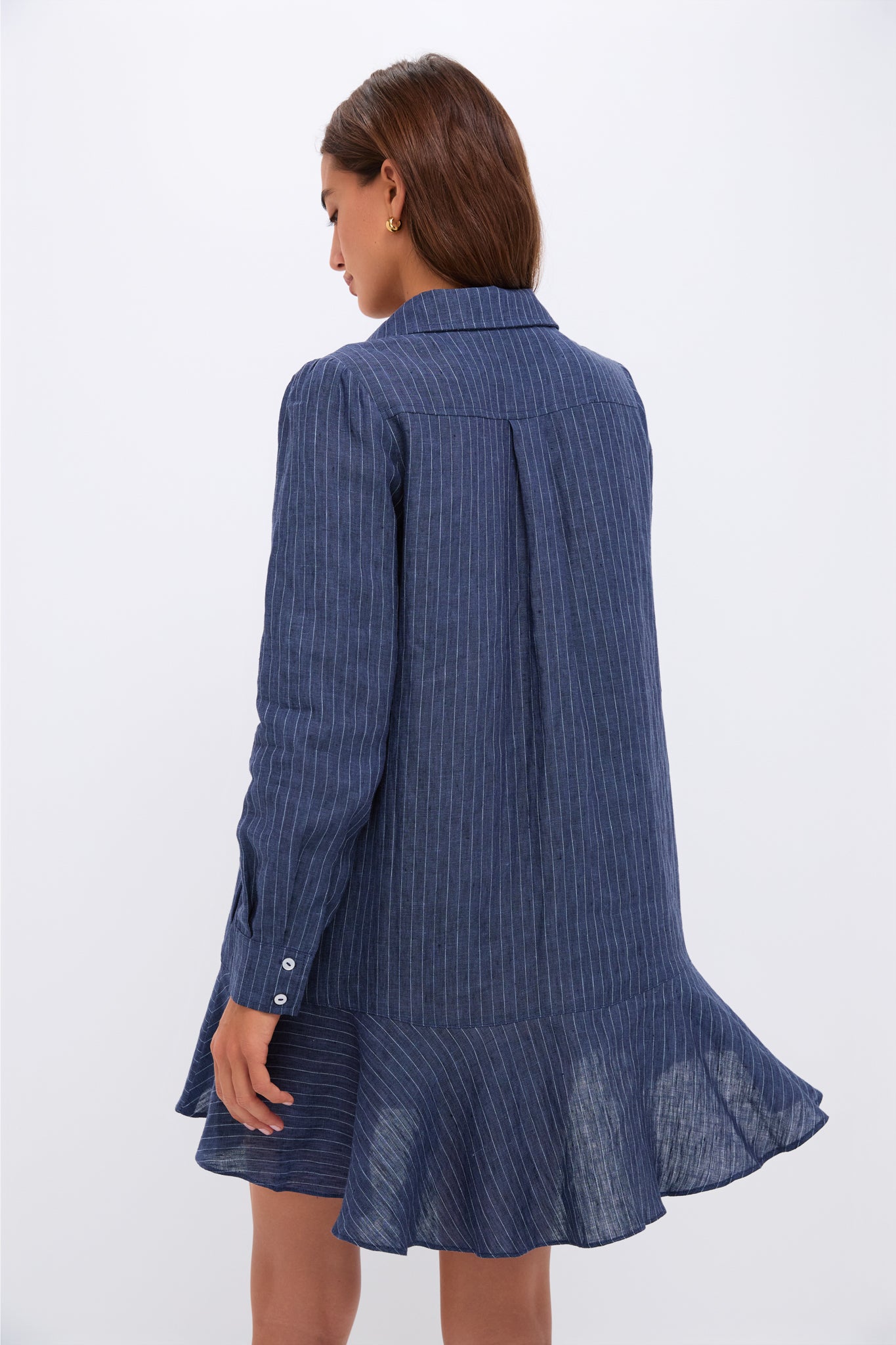 Dark Navy Stripe Linen Callahan Shirt Dress | Tuckernuck Dark Navy Stripe Linen Callahan Shirt Dress | Tuckernuck