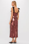 Radiant Bronze Sequin Roxy Dress