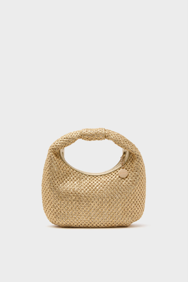 Gold Eden Woven Hobo