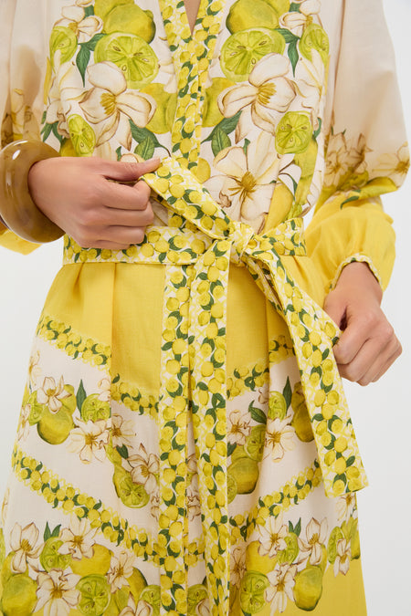 Lemon Summer Riley Caftan