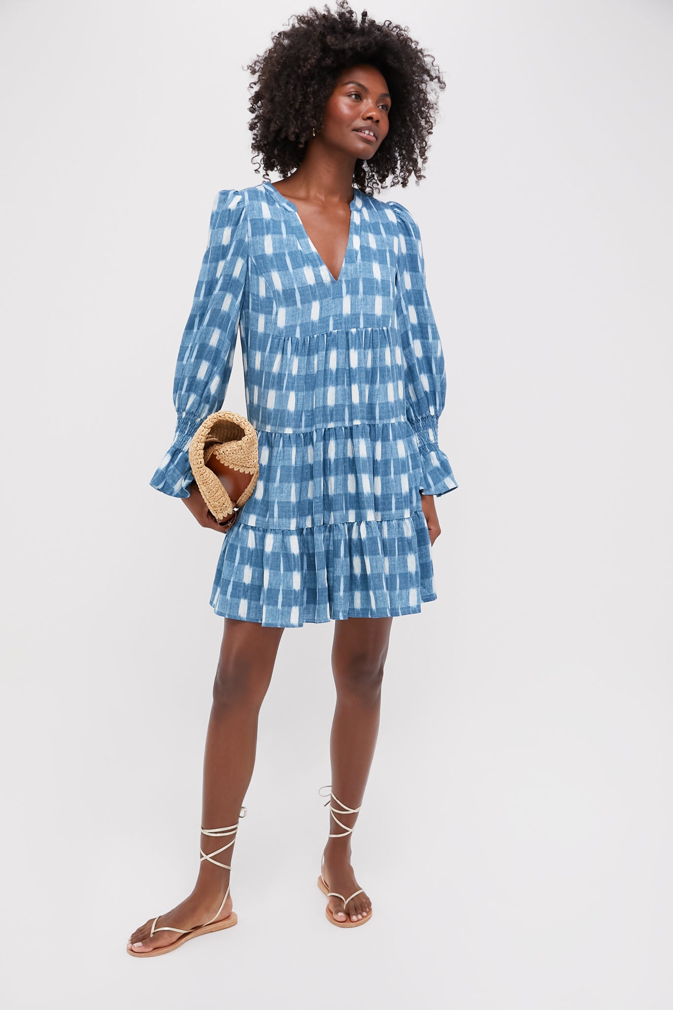 Blue Ikat Kenzo Dress
