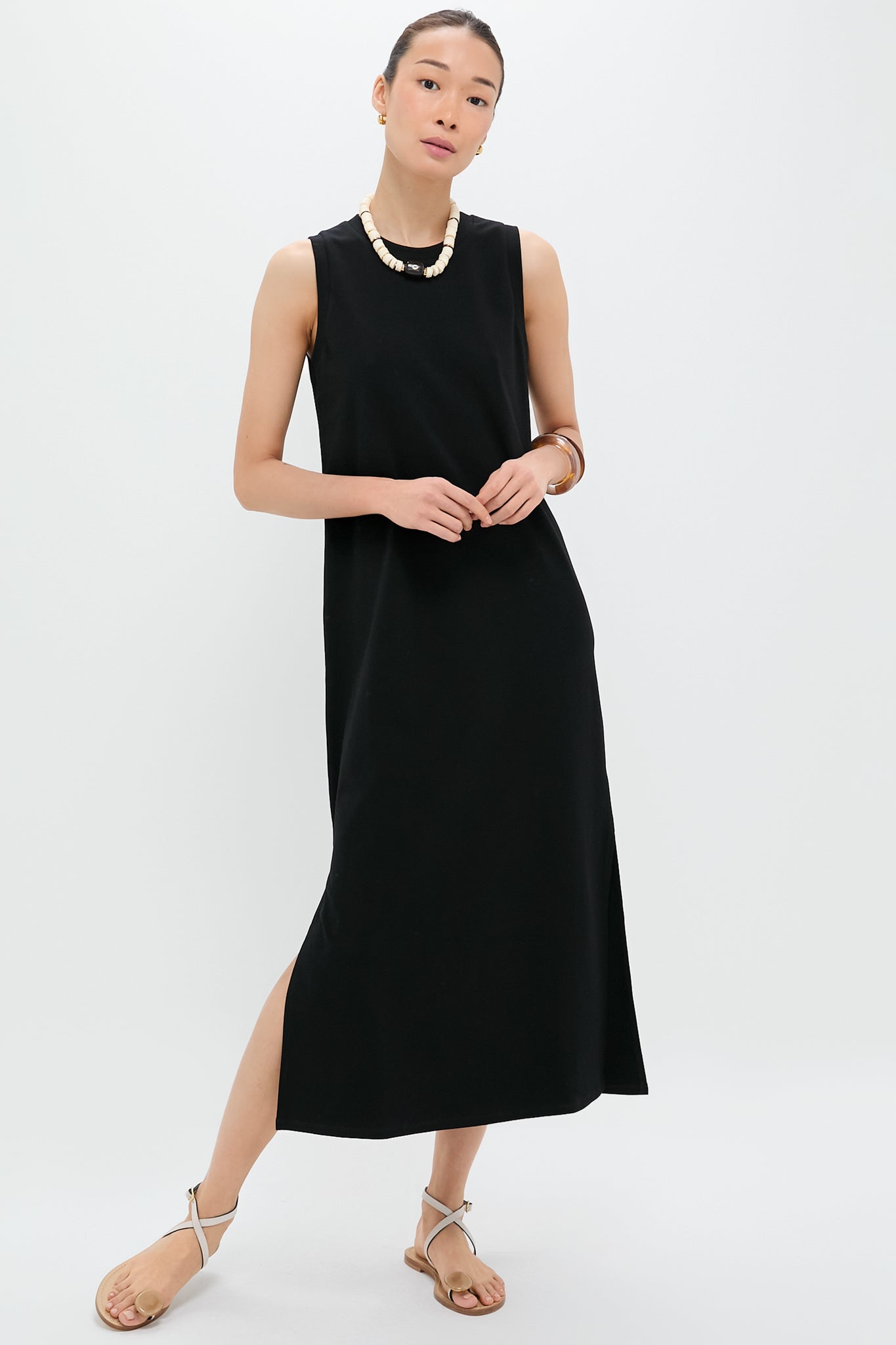 Black Sleeveless Gio Maxi Dress | Pomander Place Black Sleeveless Gio Maxi Dress | Pomander Place