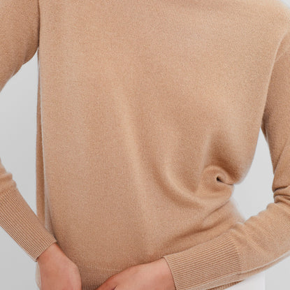 Camel Cashmere Turtleneck Sweater Tuckernuck