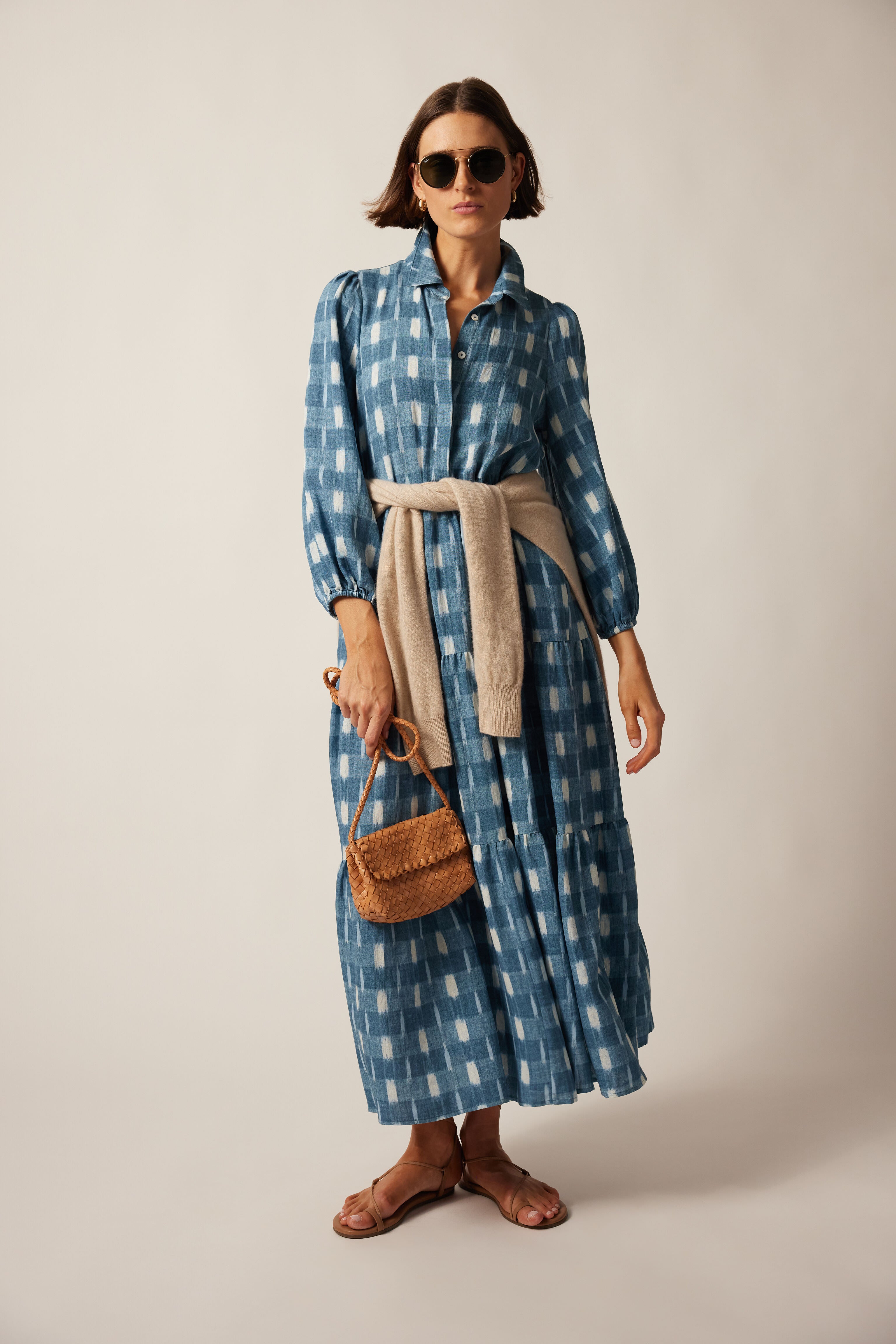 Desert Sand Vinnie Woven Crossbody | Loeffler Randall