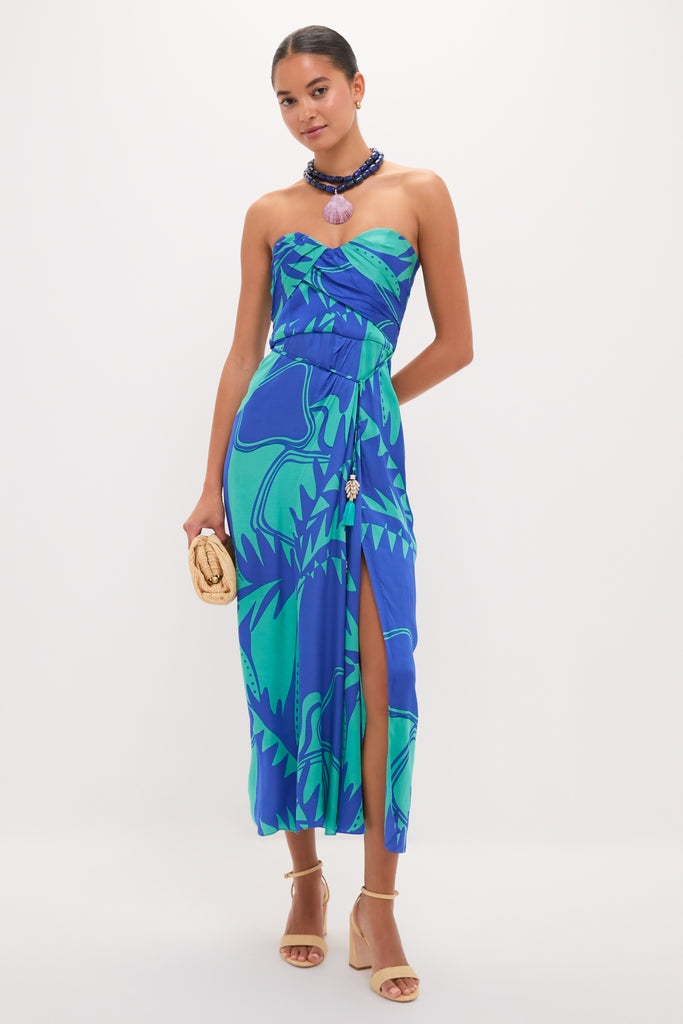 Blue Oasis Collina Long Dress