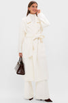 Ivory Wool Trinity Coat