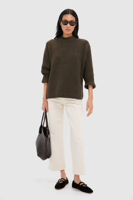 Chocolate Corduroy Claudia Slippers