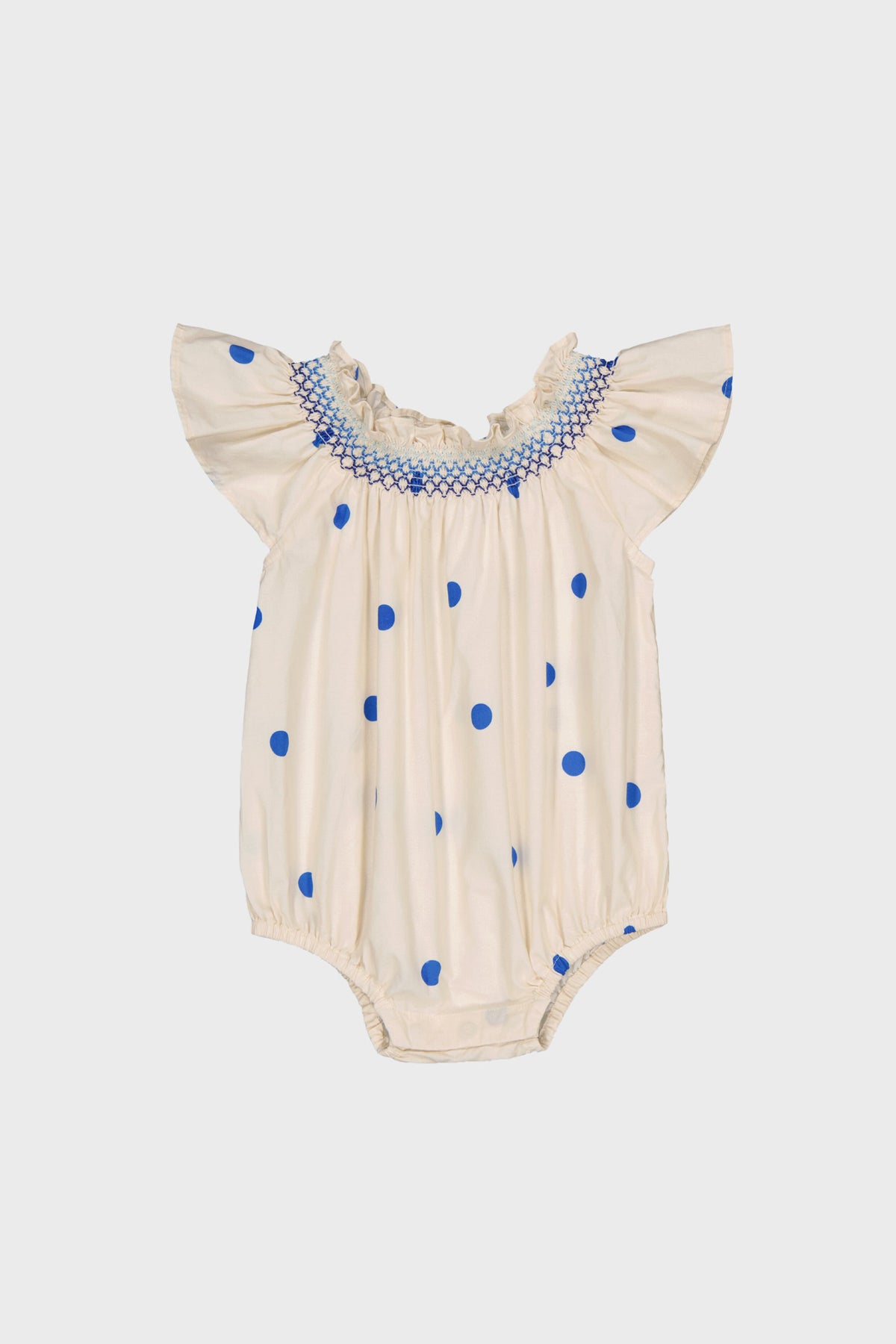Letty Romper Dots Blue