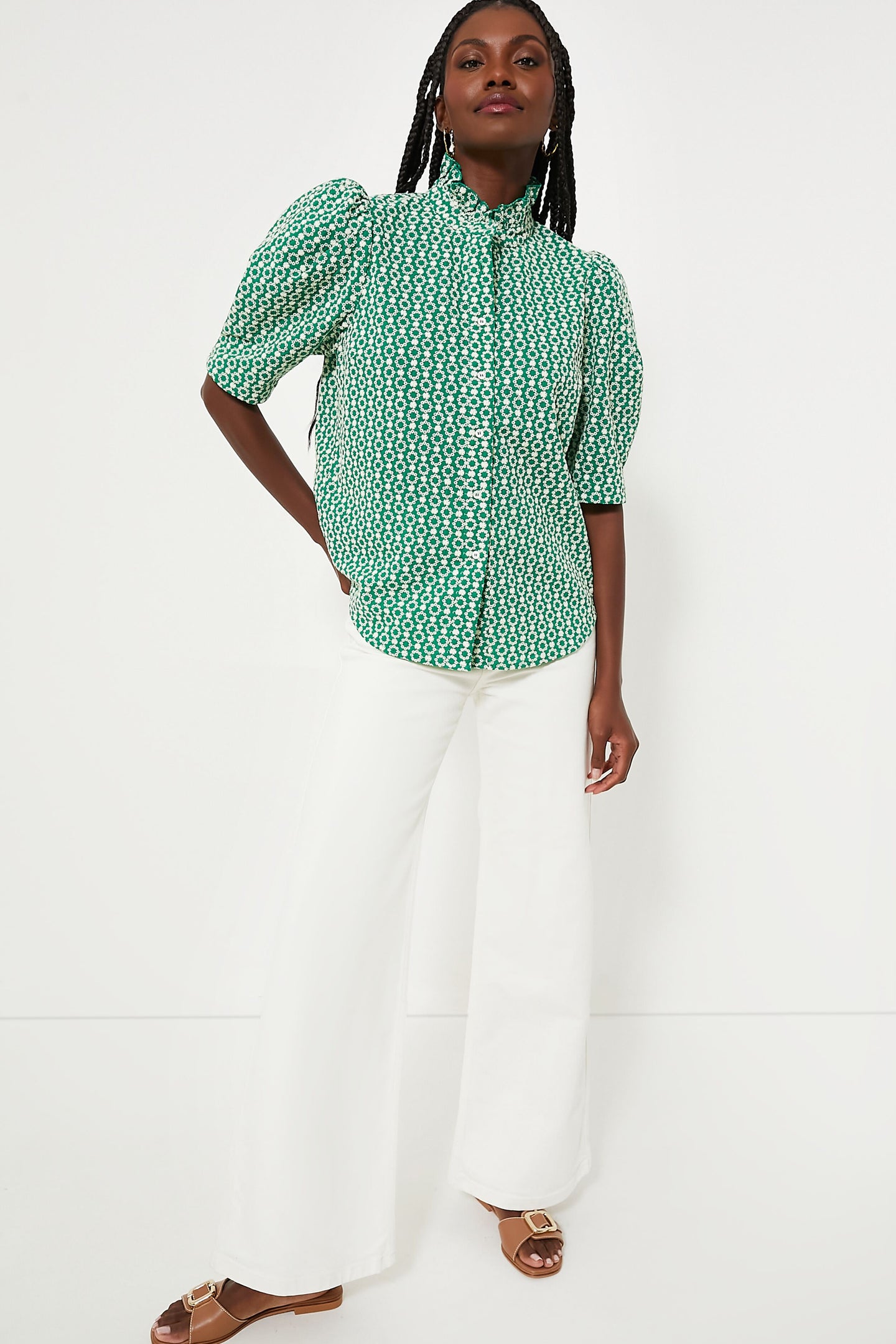 Greenbriar Eyelet Alicia Blouse